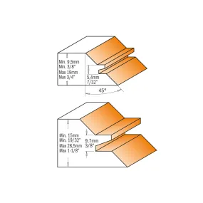 CMT Baby Lock Miter Bit