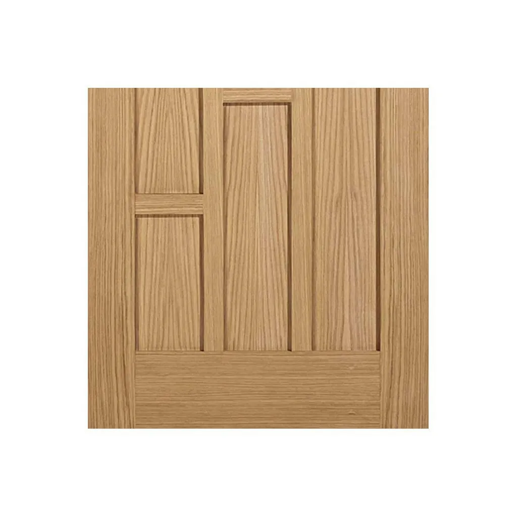 Coventry Oak 6 Panel Single Evokit Pocket Door - Prefinished