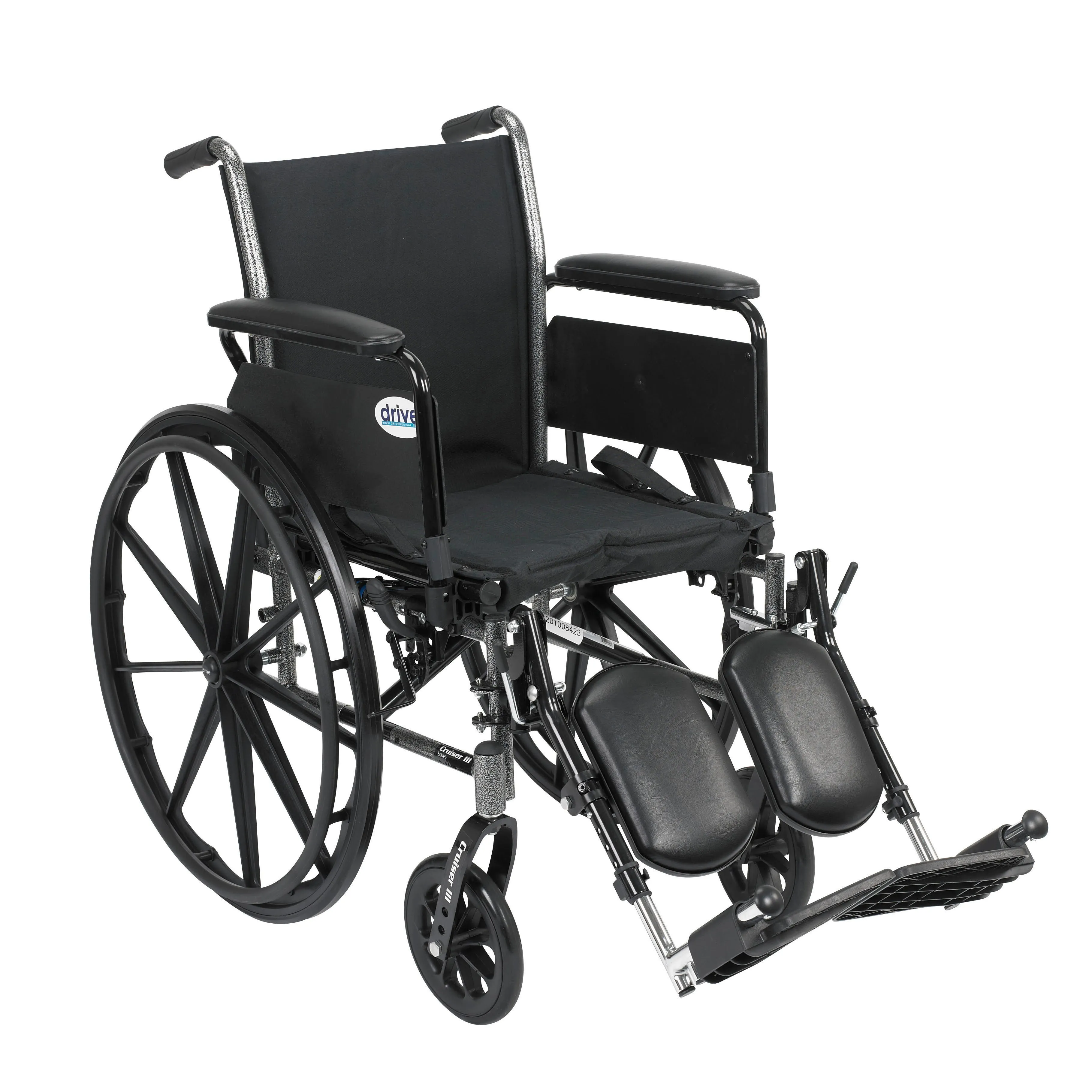 Cruiser III Light Weight Wheelchair with Flip Back Removable Arms