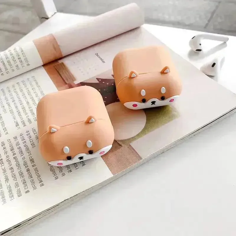 Cute Corgi Dog Protective Case (For Airpods)