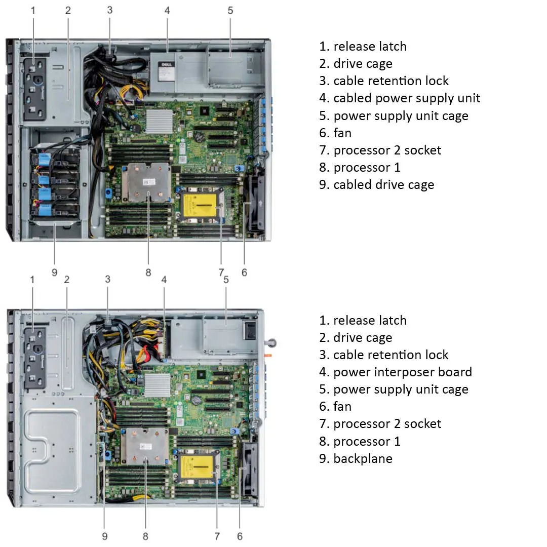 Dell PowerEdge T440 Tower Server Chassis (8x3.5")