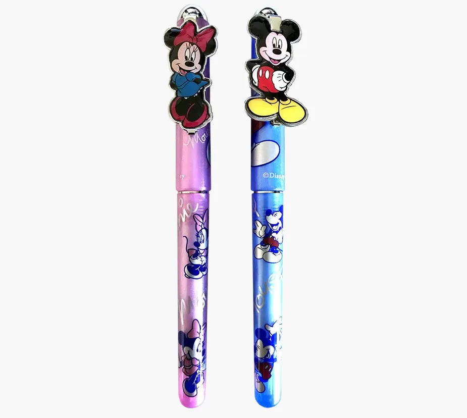 Disney Mickey & Minnie Pink & Blue Ballpoint Pen