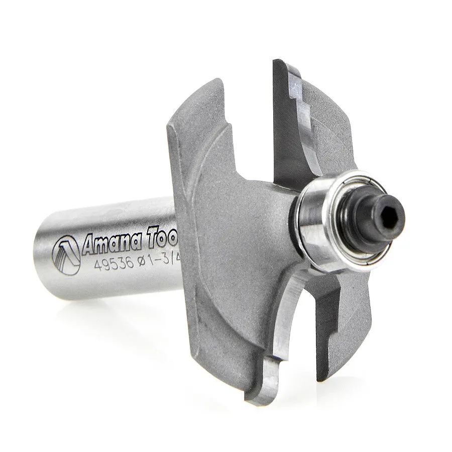 Door Edge - Front Face Edge Router Bit | 7⁄64 Radius x 1 3⁄4 Dia x 7⁄16 x 1⁄2" Shank | 49536 | 738685495360