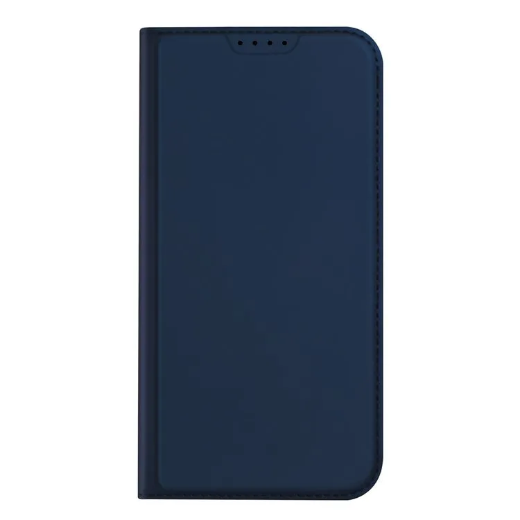 DUX DUCIS Skin Pro Faux Leather Wallet Flip Case for Apple iPhone 15 - Blue