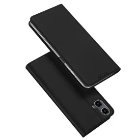 DUX DUCIS Skin Pro Faux Leather Wallet Flip Case for Motorola Moto G34 - Black