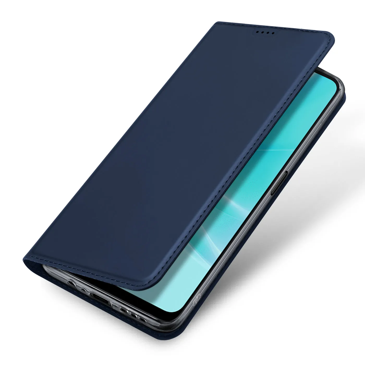 DUX DUCIS Skin Pro Wallet Flip Case for OPPO A57 4G / A57s / A77 4G - Blue