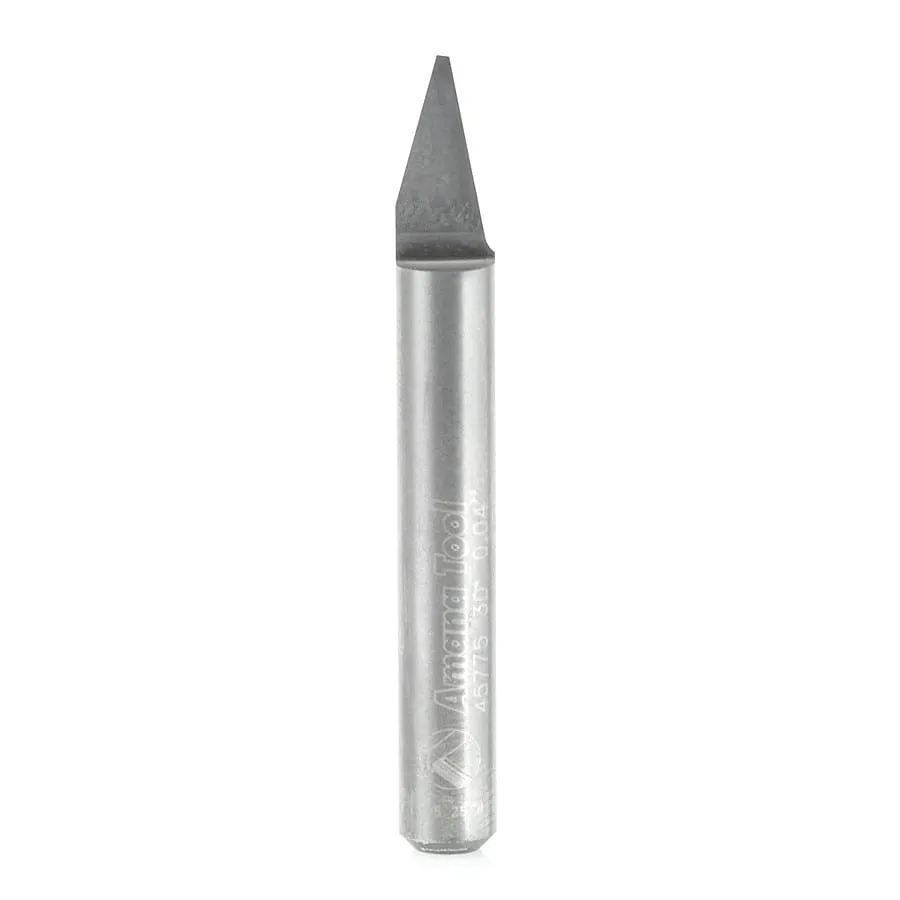 Engraving Router Bit | 30°x 0.040 Tip Width x 1⁄4" Shank | 45775 | 738685457757