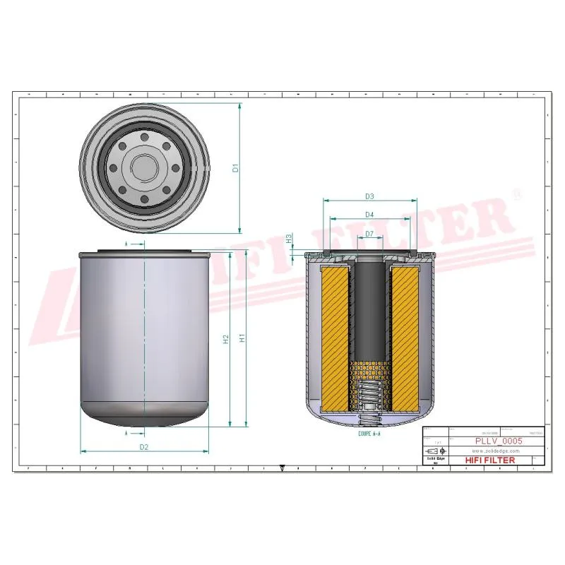 Fiat Engine Oil Filter (Hi-Fi)