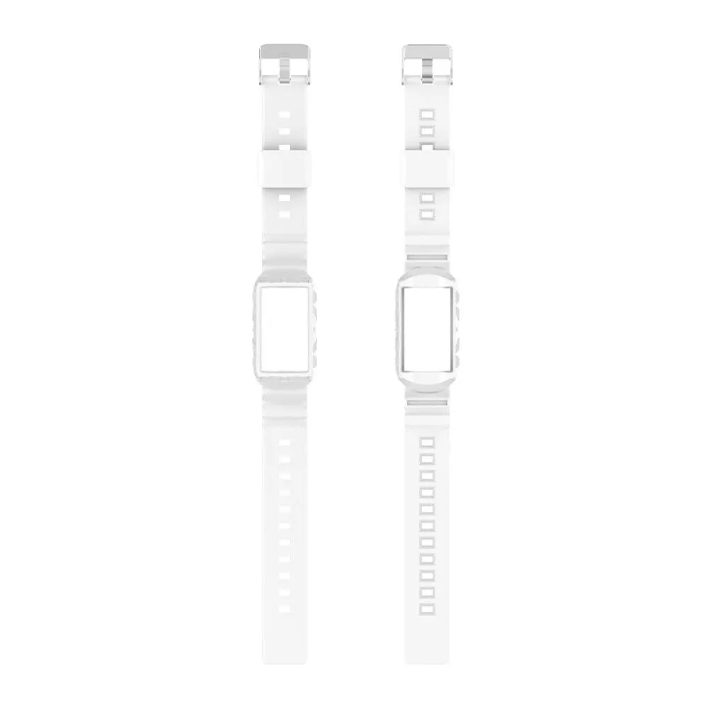 Fitbit Charge 5 / 4 / 3 integrated TPU cover   watch strap - White