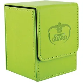 Flip Deck Case 100  Leatherette Green