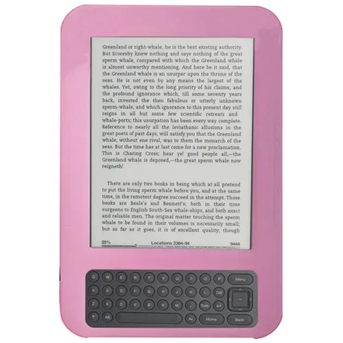 Fresh Fab Finds Kindle Protective Case Cover for Amazon Kindle3 White Black Pink