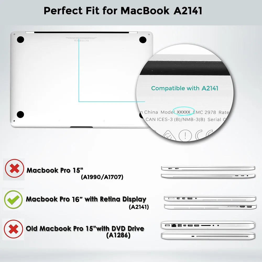 Froste Matte Case for Macbook Pro 16 Inch Cover 2019 Compatible with A2141 Green