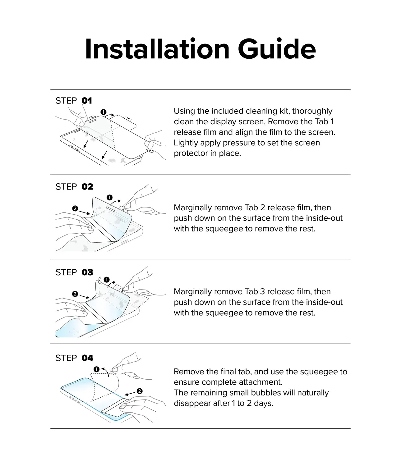 Galaxy Z Flip 4 Screen Protector | Dual Easy Film