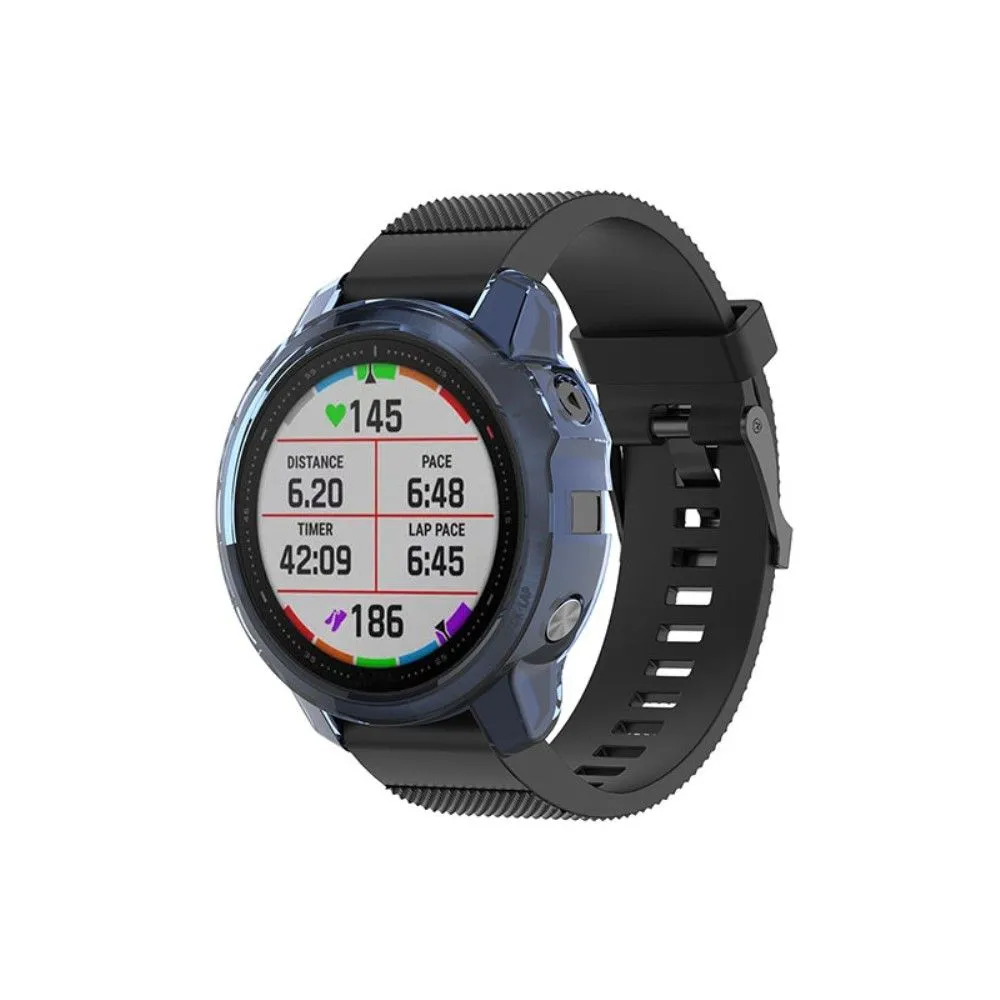 Garmin Fenix 6S / 6S Pro transparent cover - Blue