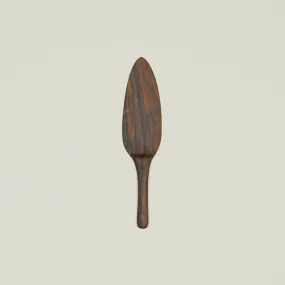 Hand Carved Walnut Pie Server