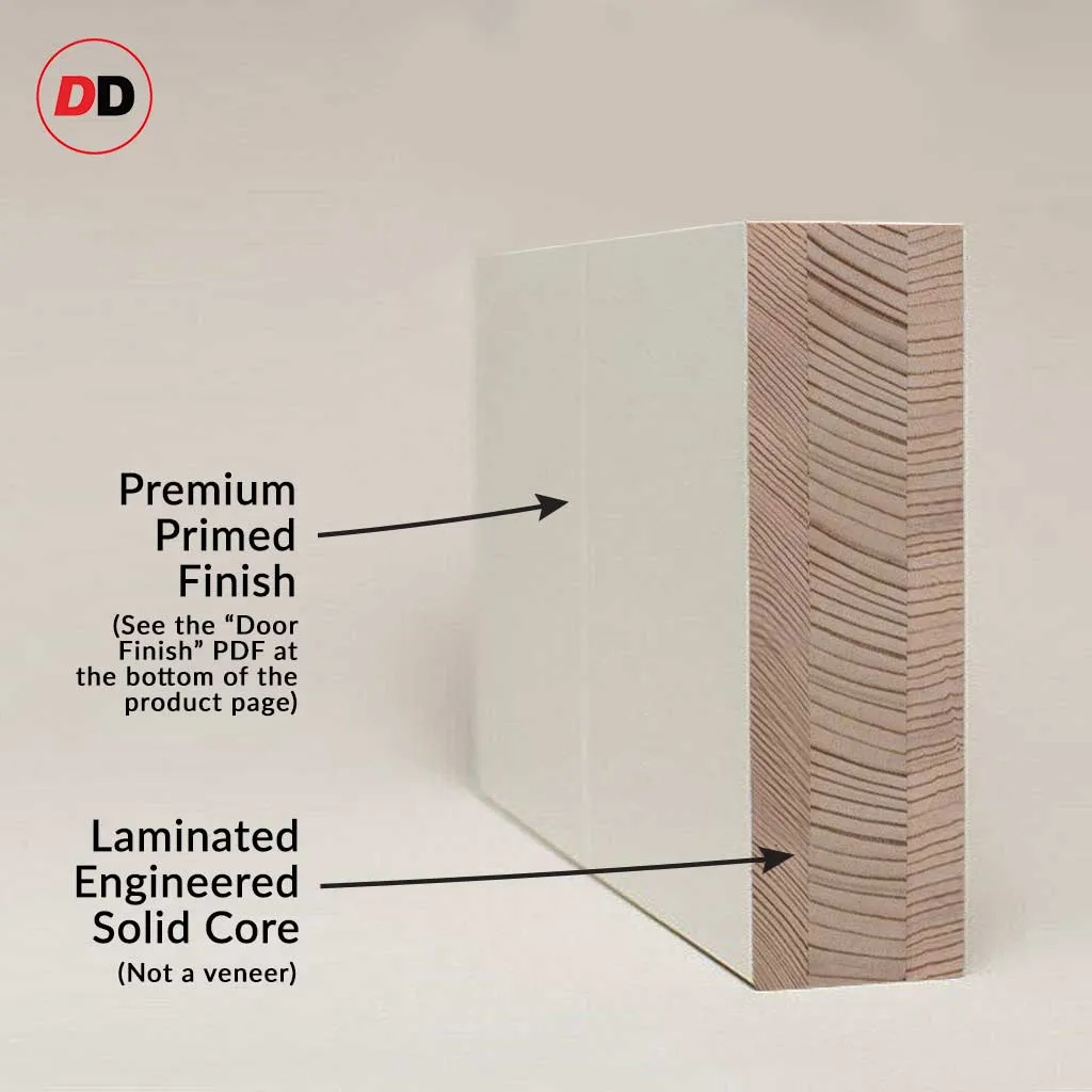 Handmade Eco-Urban® Colorado 6 Panel Single Absolute Evokit Pocket Door DD6436 - Colour & Size Options