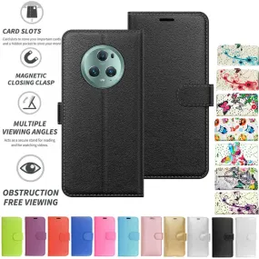 Honor Magic5 Pro Flip Folio Book Wallet Case