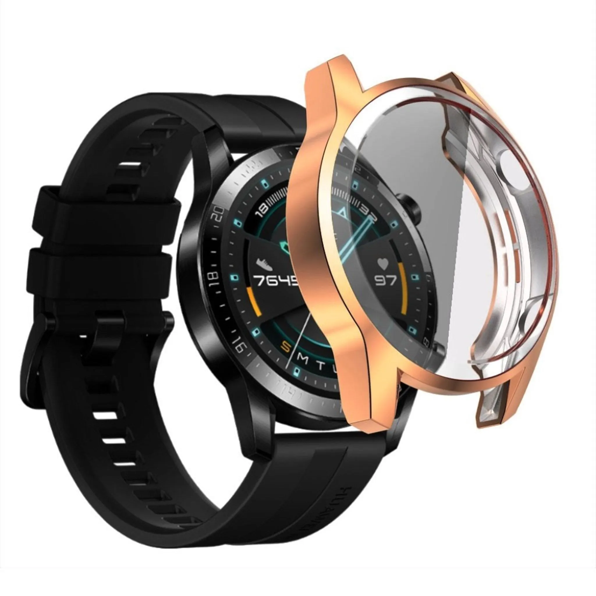 Huawei Watch GT 2 46mm electroplated case - Rose Gold