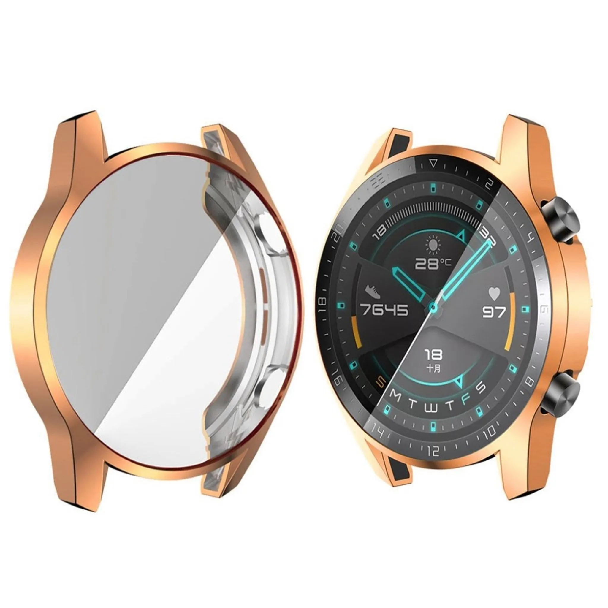 Huawei Watch GT 2 46mm electroplated case - Rose Gold