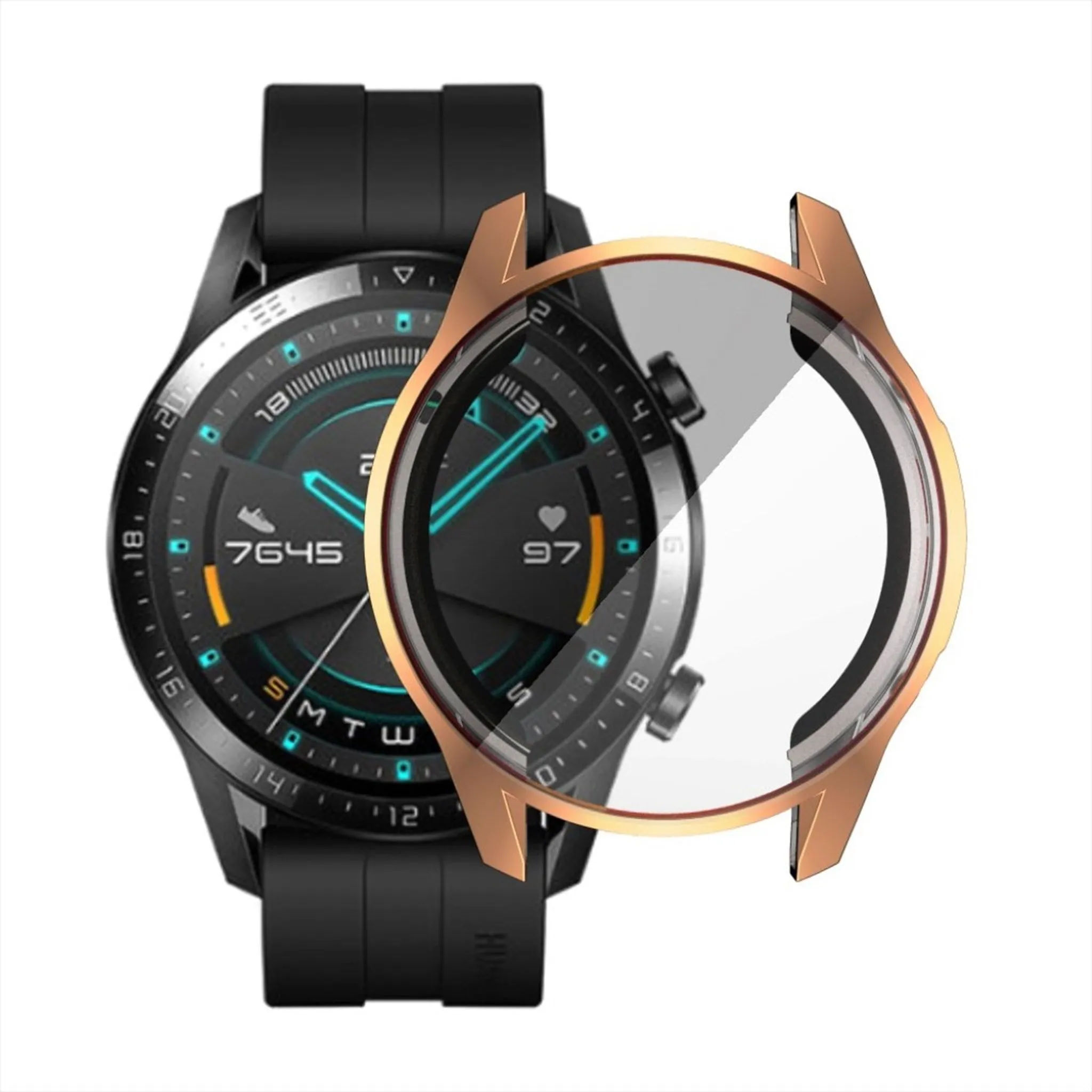 Huawei Watch GT 2 46mm electroplated case - Rose Gold