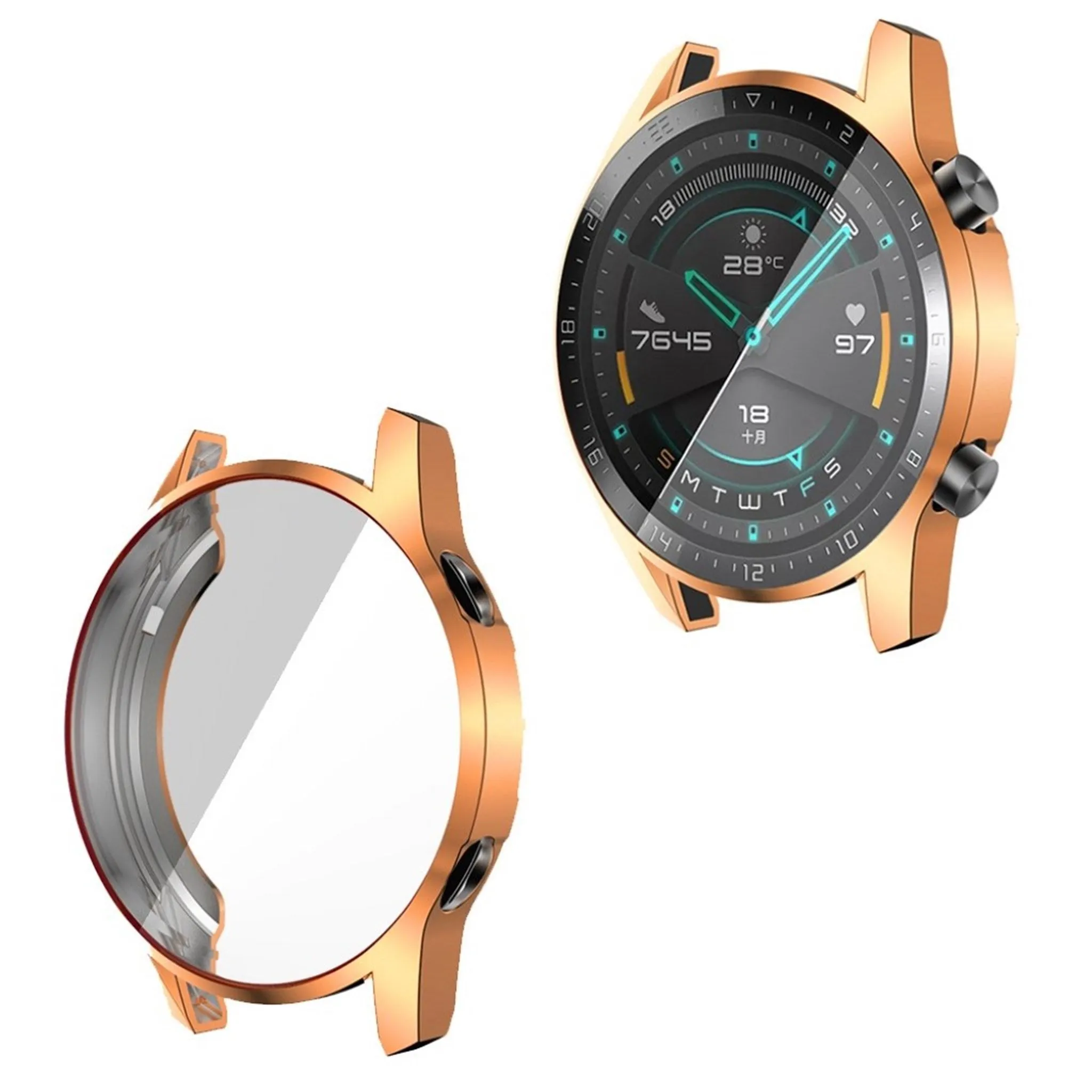 Huawei Watch GT 2 46mm electroplated case - Rose Gold