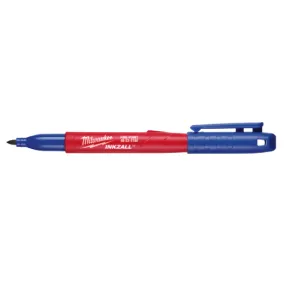 Inkzall Fine Point Jobsite Marker - Blue