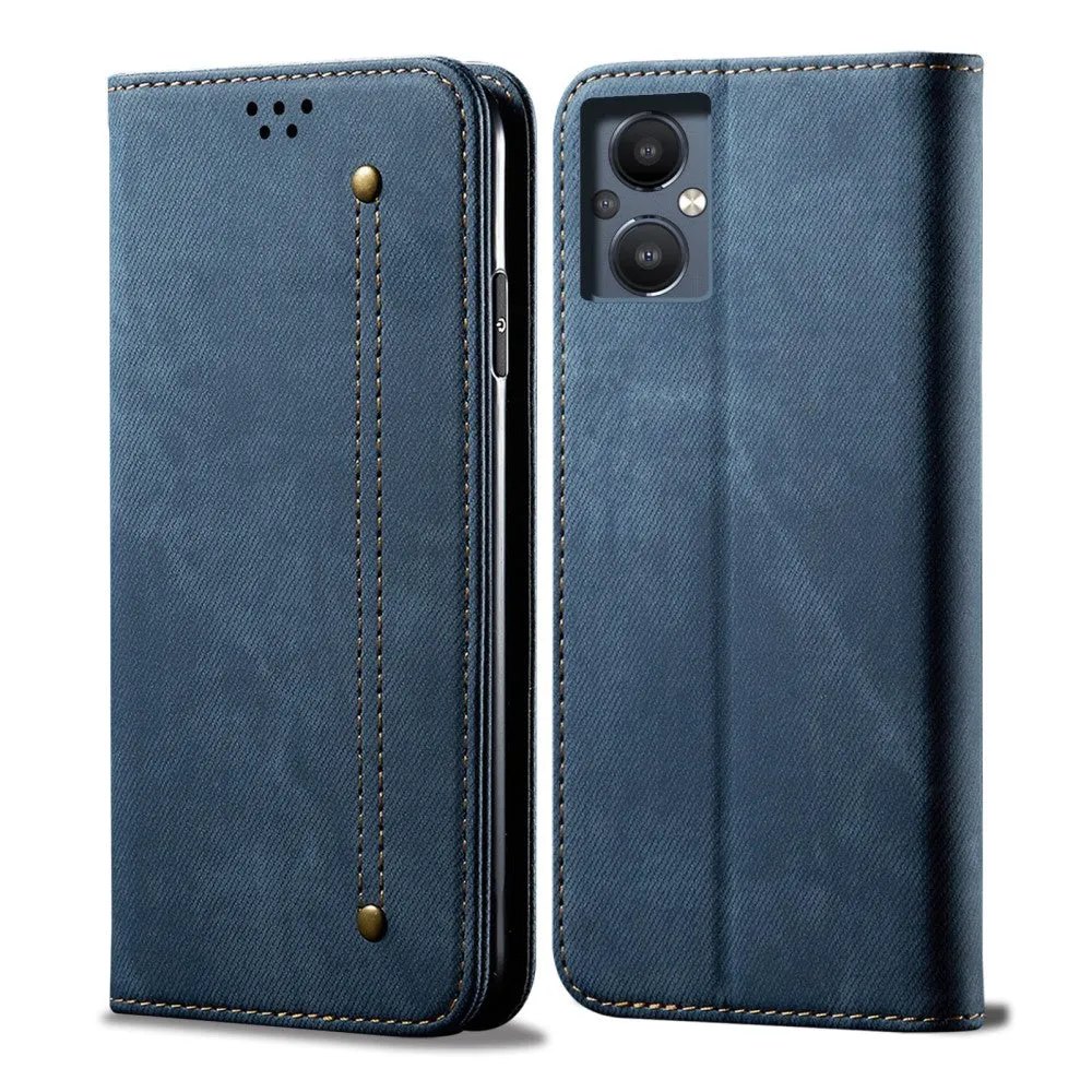 Jeans OnePlus Nord N20 5G Flip case - Blue