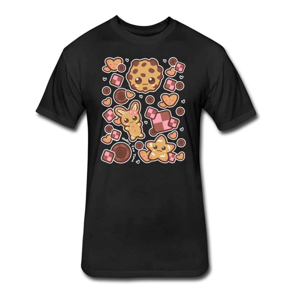 Kawaii Cookies Fitted Cotton/Poly T-Shirt