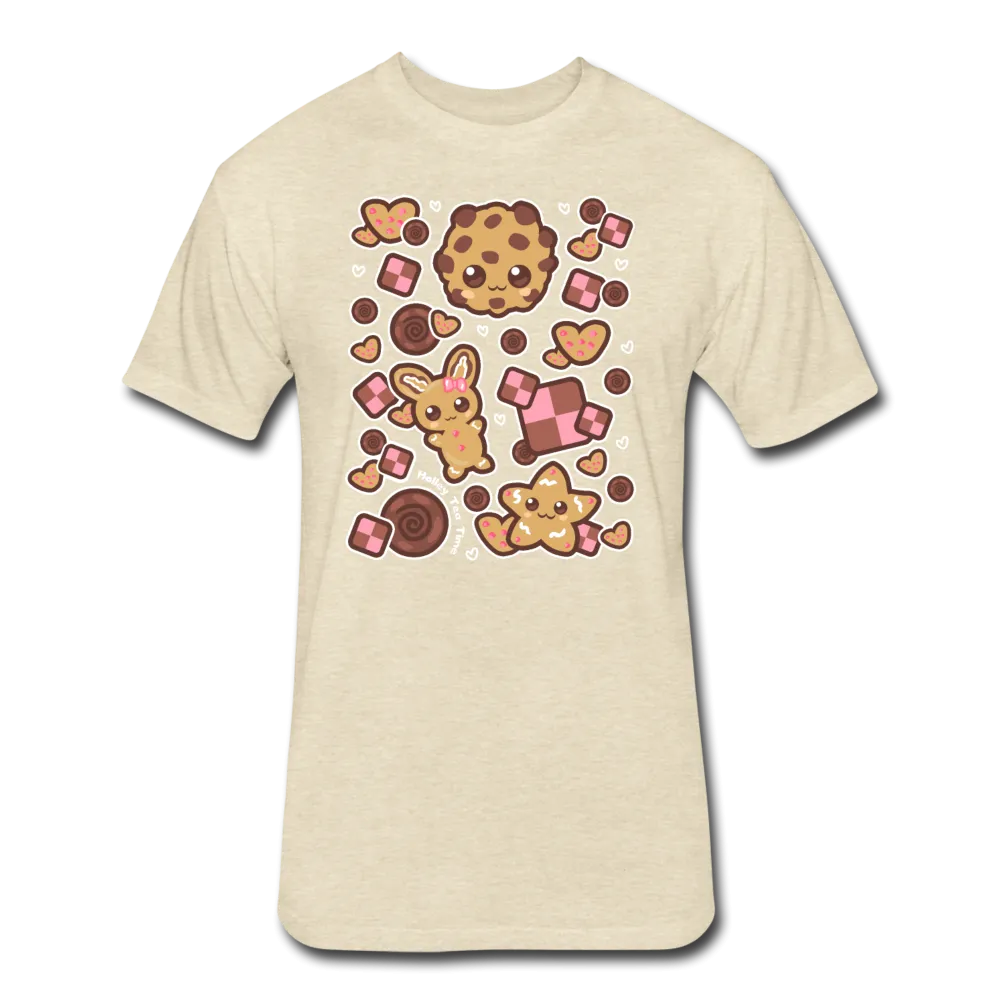 Kawaii Cookies Fitted Cotton/Poly T-Shirt