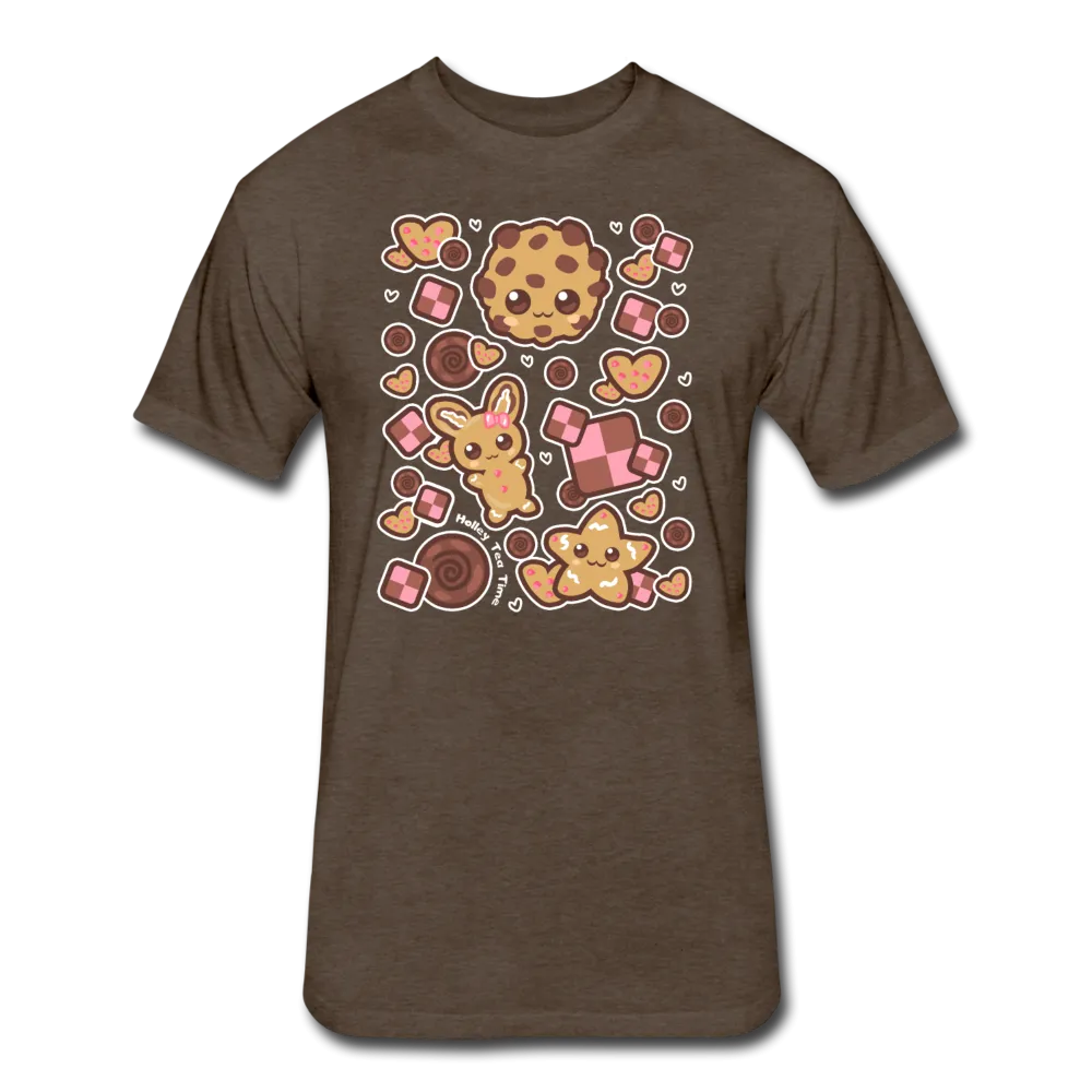 Kawaii Cookies Fitted Cotton/Poly T-Shirt