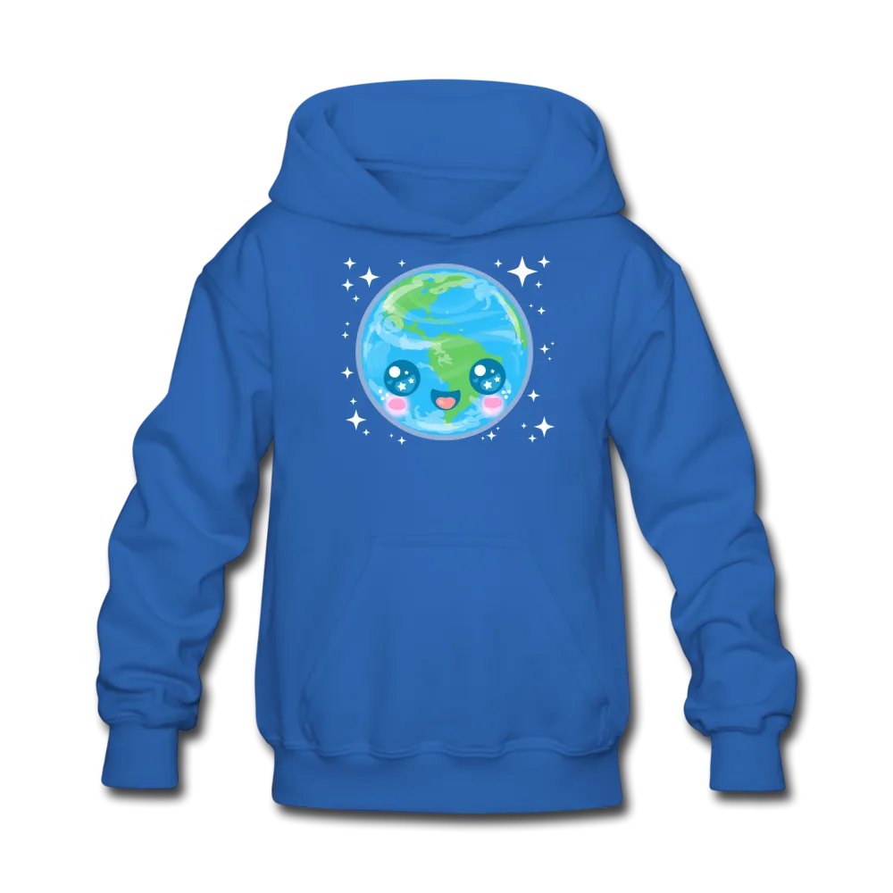 Kids' Kawaii Earth Hoodie