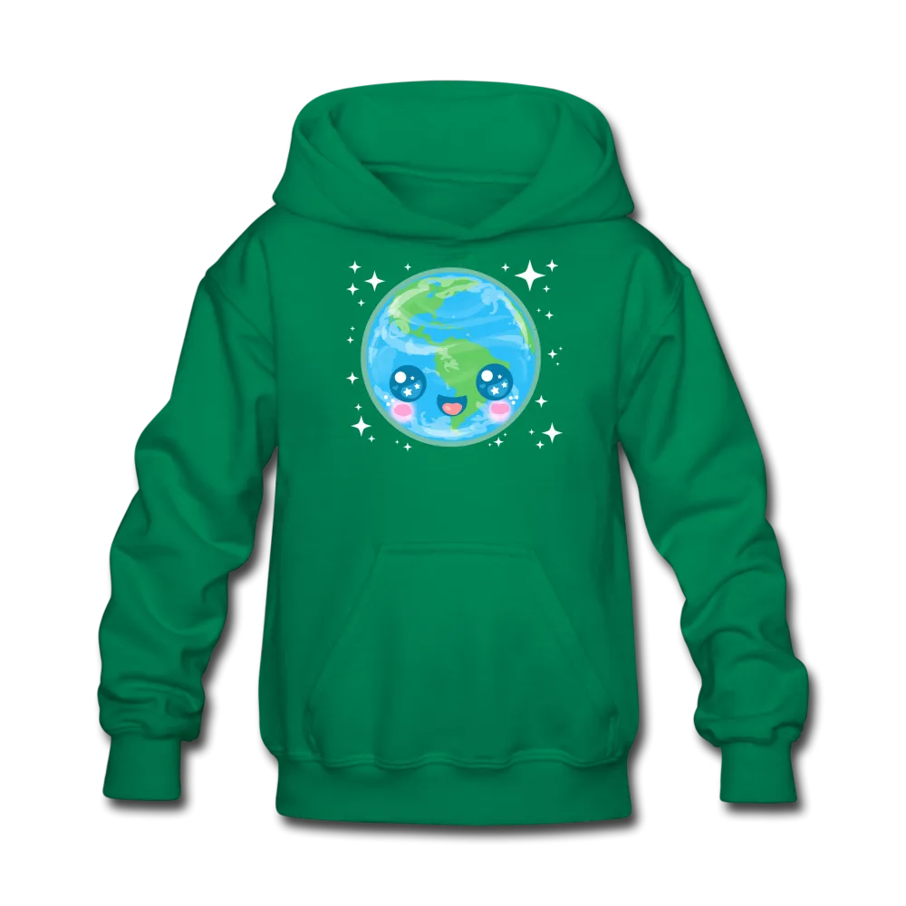 Kids' Kawaii Earth Hoodie