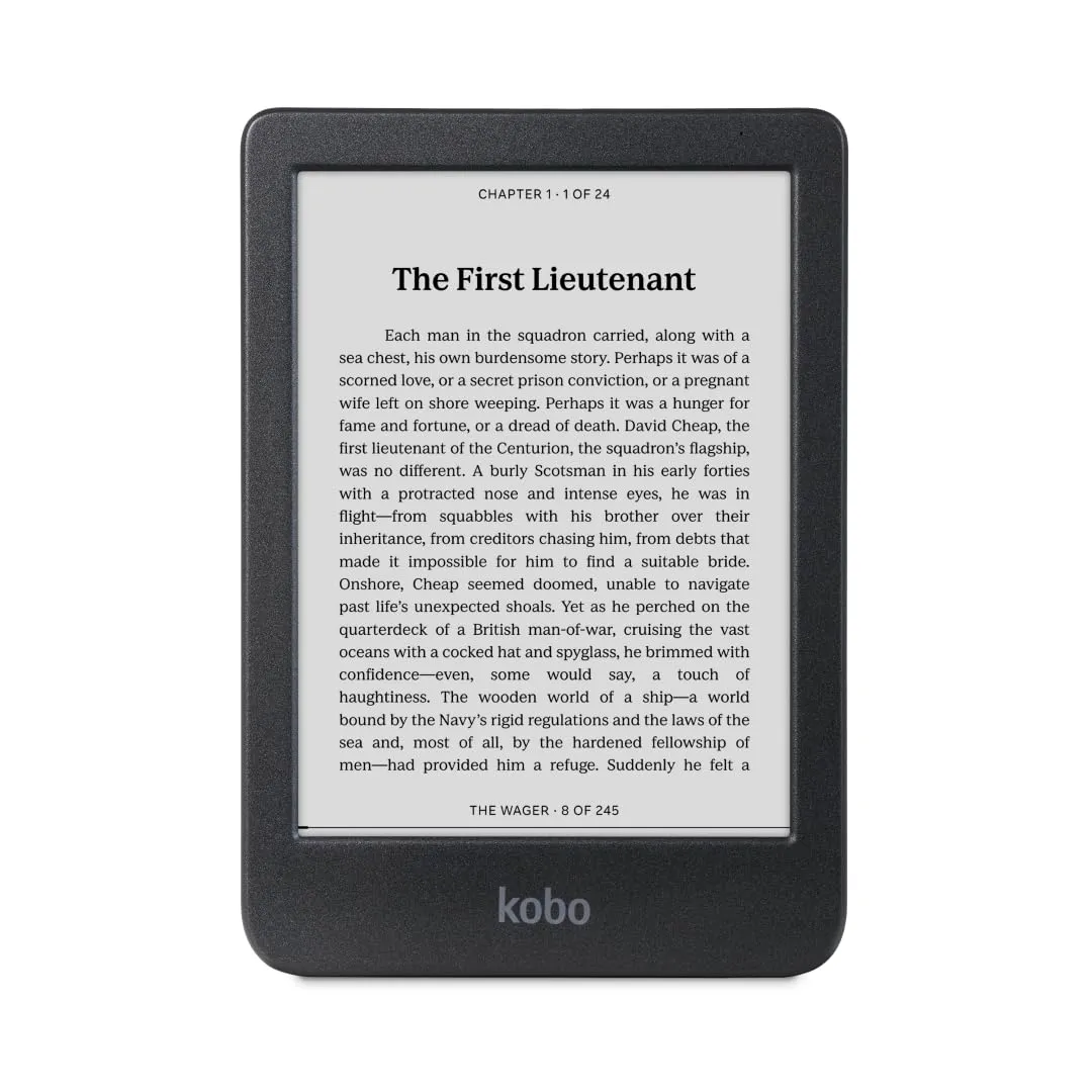 Kobo Clara BW | eReader | 6” Glare-Free Touchscreen.