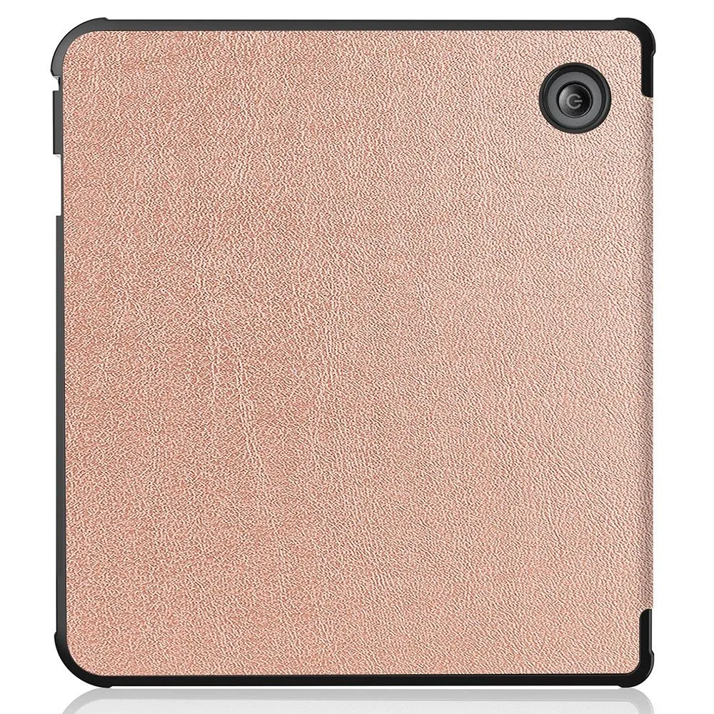 Kobo Sage cool origami stand PU leather flip case - Rose Gold