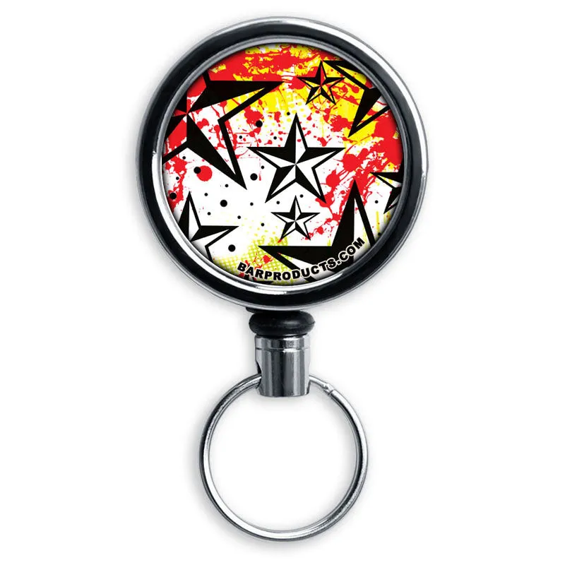 Kolorcoat™ Mini Opener with Retractable Reel  - Rock Star Red