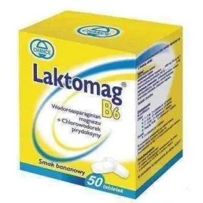 LAKTOMAG B6 x 50 tablets, body's magnesium deficiency