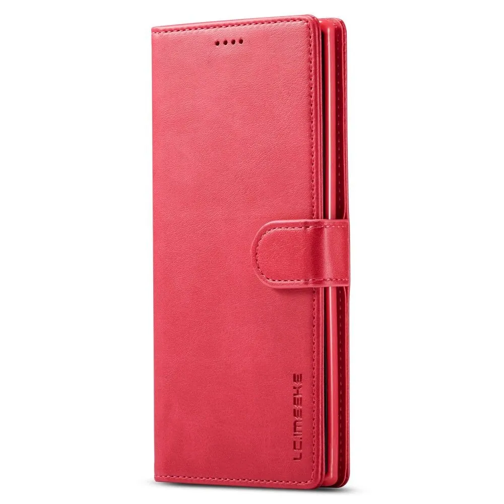 LC.IMEEKE Samsung Galaxy A13 4G Flip Case - Red