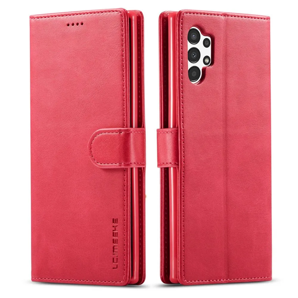 LC.IMEEKE Samsung Galaxy A13 4G Flip Case - Red