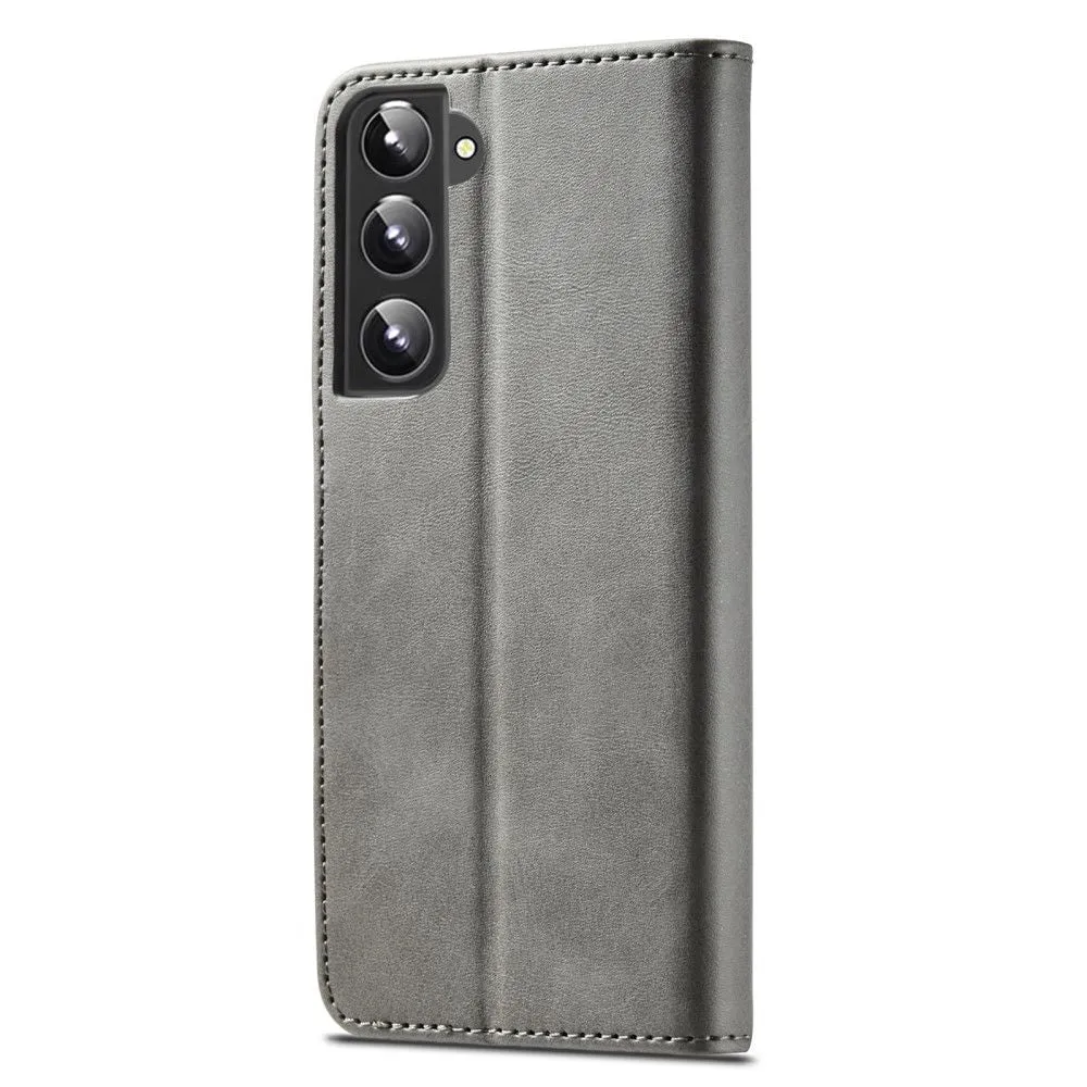 LC.IMEEKE Samsung Galaxy S21 Plus 5G Flip Case - Grey