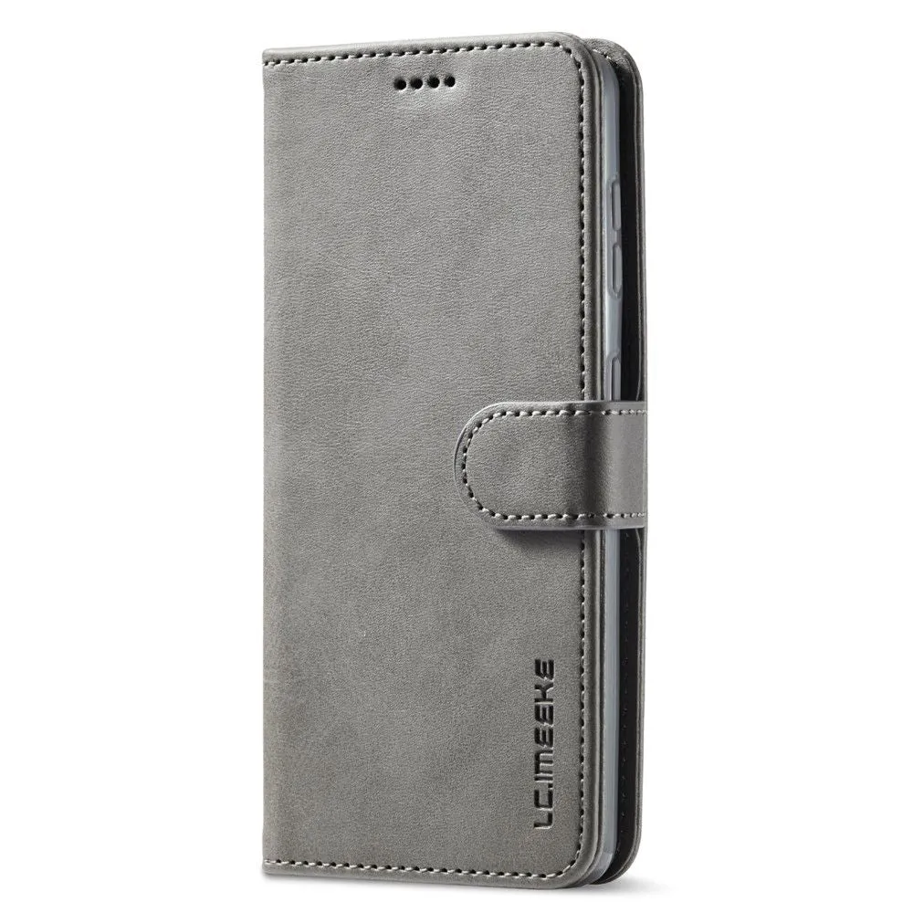 LC.IMEEKE Samsung Galaxy S21 Plus 5G Flip Case - Grey