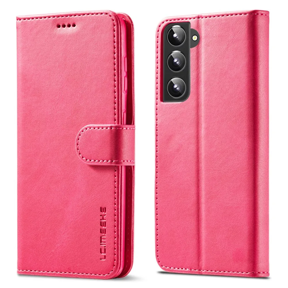 LC.IMEEKE Samsung Galaxy S22 Plus Flip Case - Red