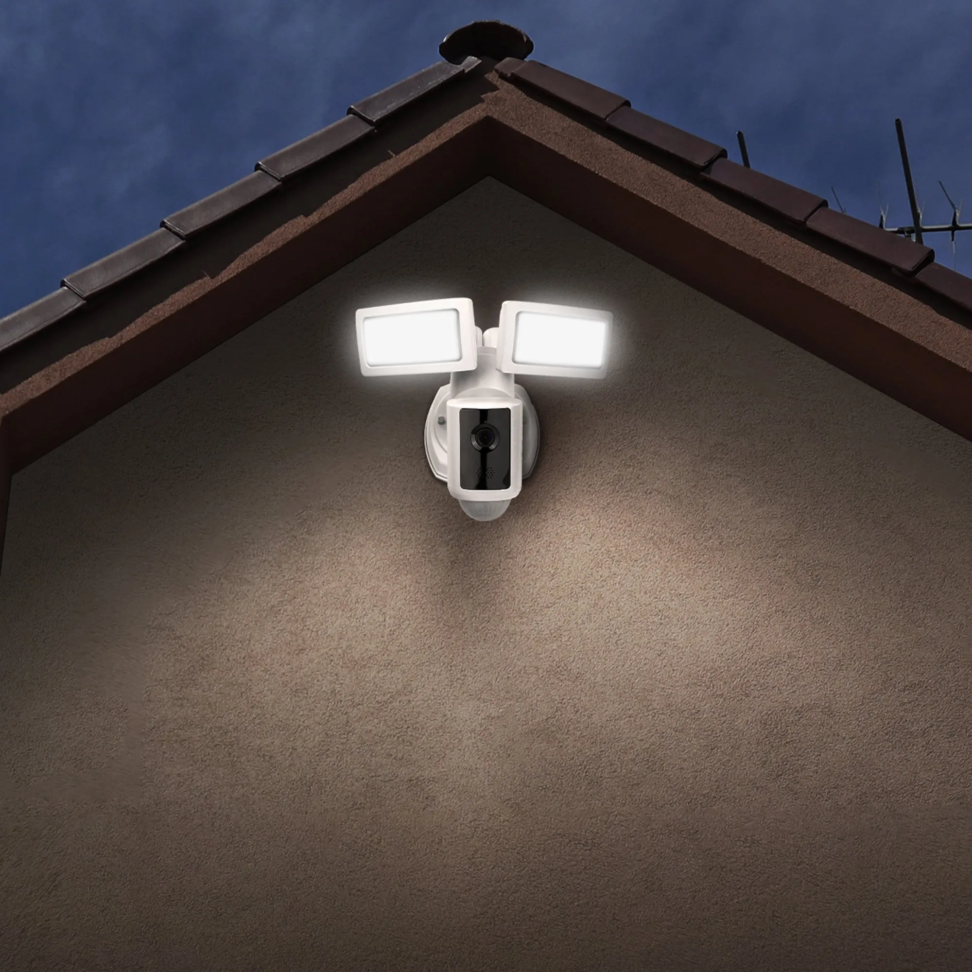 LED Smart Security Flood Lights With Camera