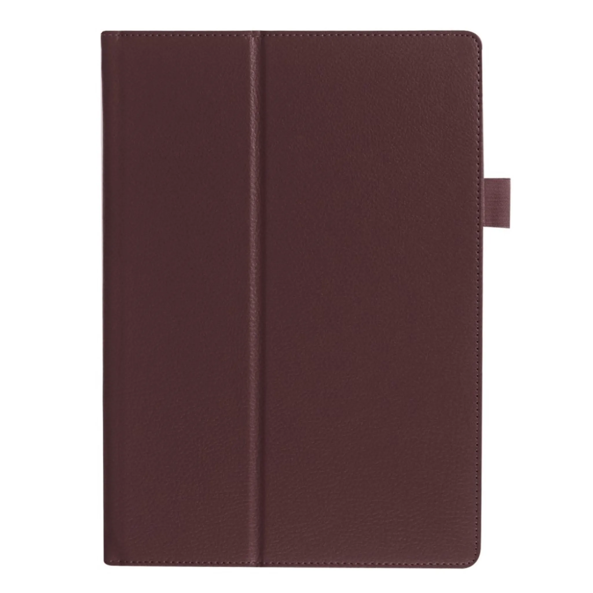 Lenovo Tab 10 TB-X103F litchi skin leather flip case - Brown