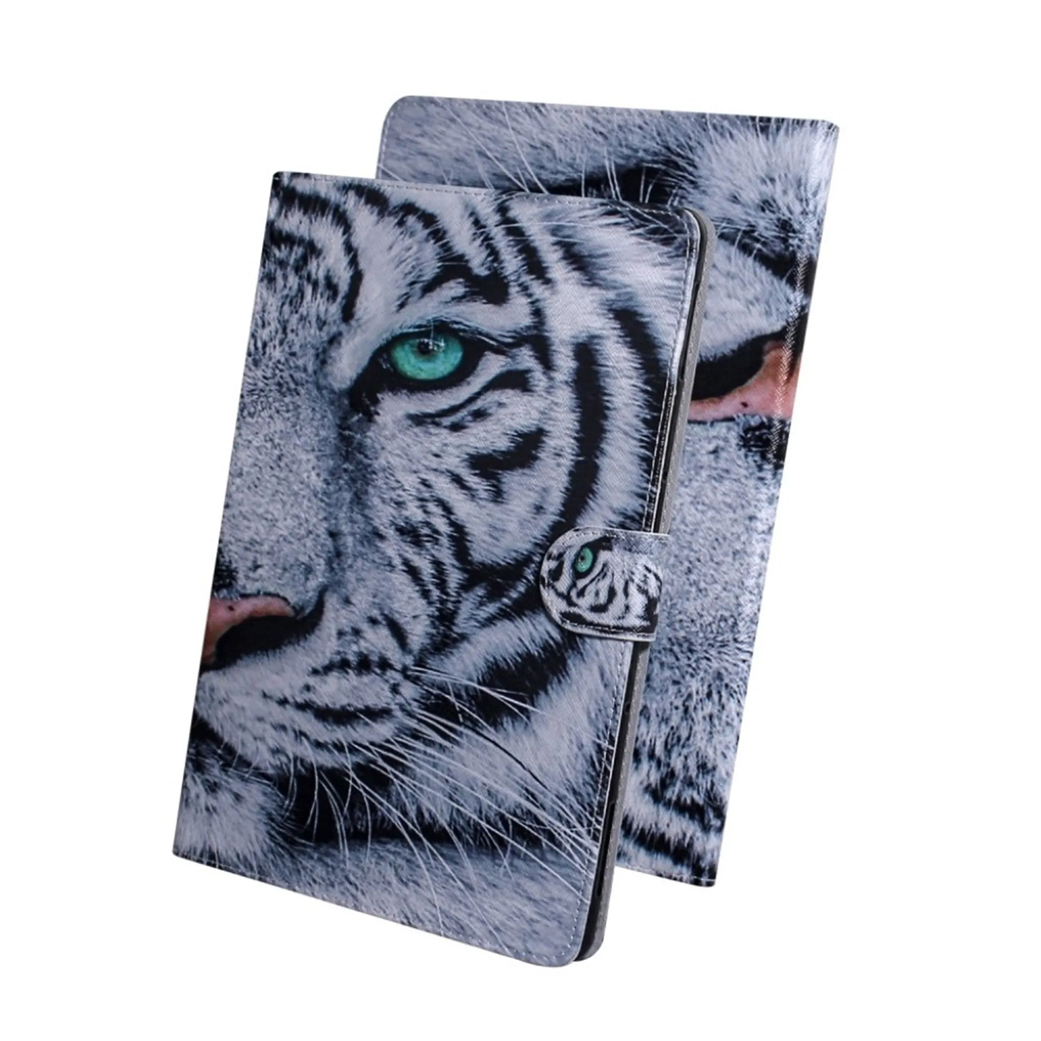 Lenovo Tab M10 FHD Plus patterned leather case  - Tiger