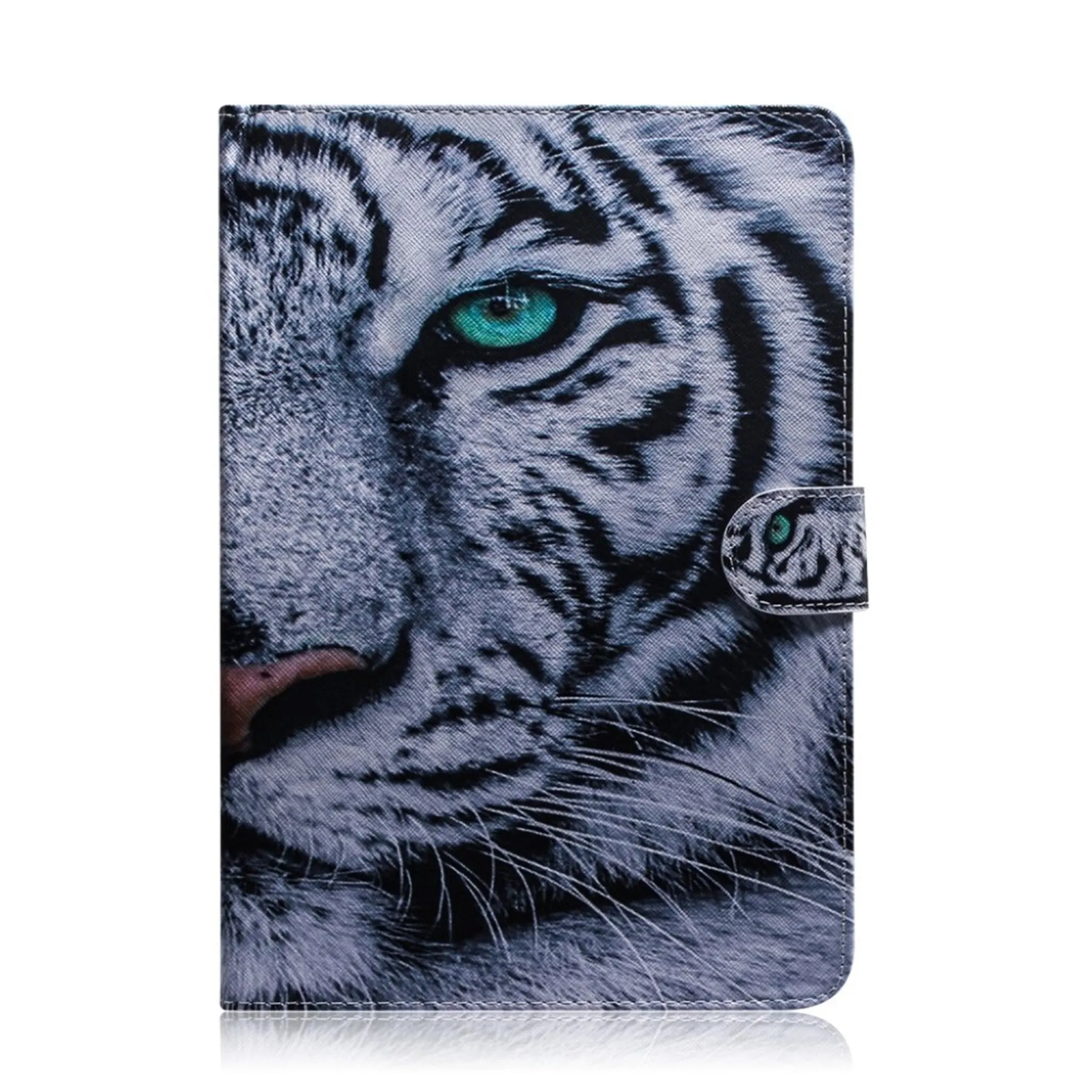 Lenovo Tab M10 FHD Plus patterned leather case  - Tiger