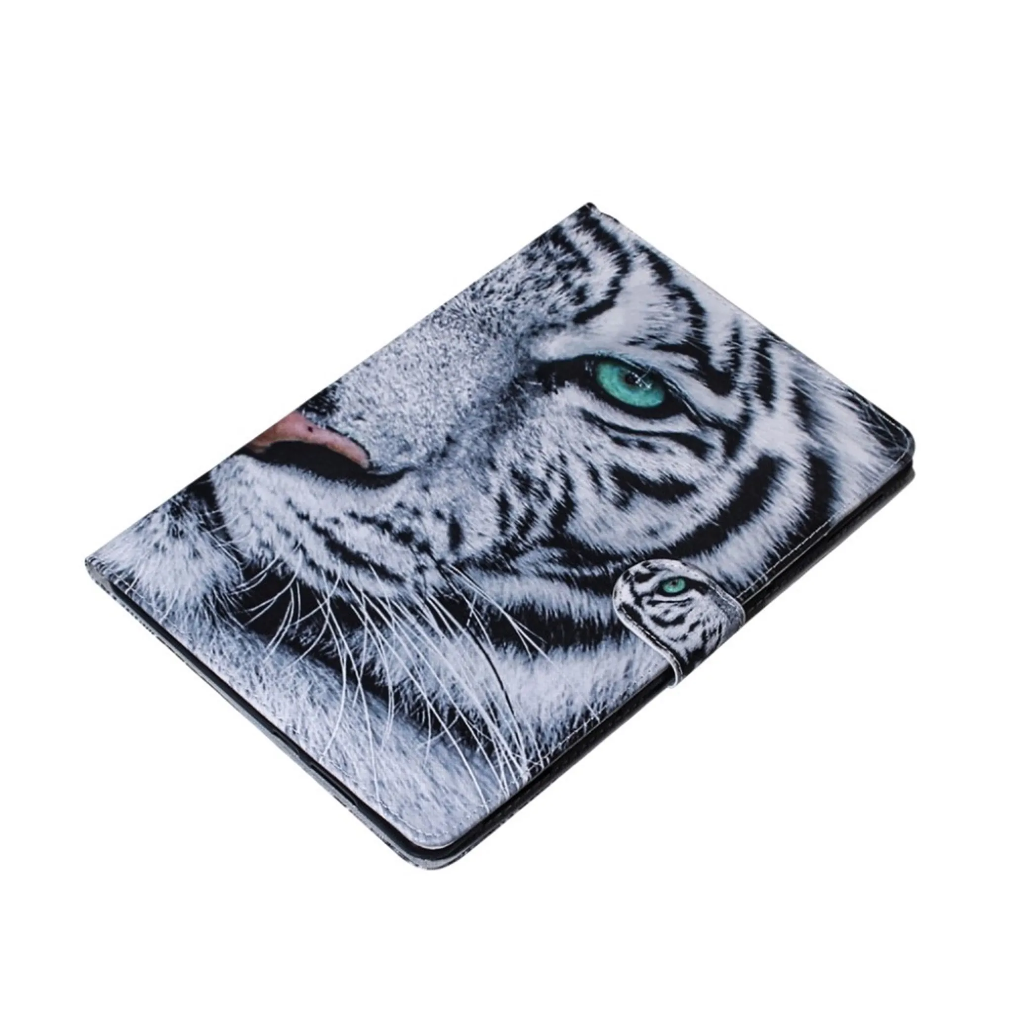 Lenovo Tab M10 FHD Plus patterned leather case  - Tiger