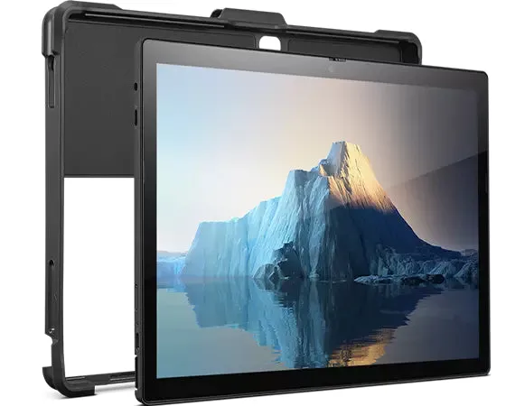 Lenovo Thinkpad - Back Cover For Tablet - Silicone, Polycarbonate, Thermoplastic Polyurethane (Tpu) - Black - For Thinkp