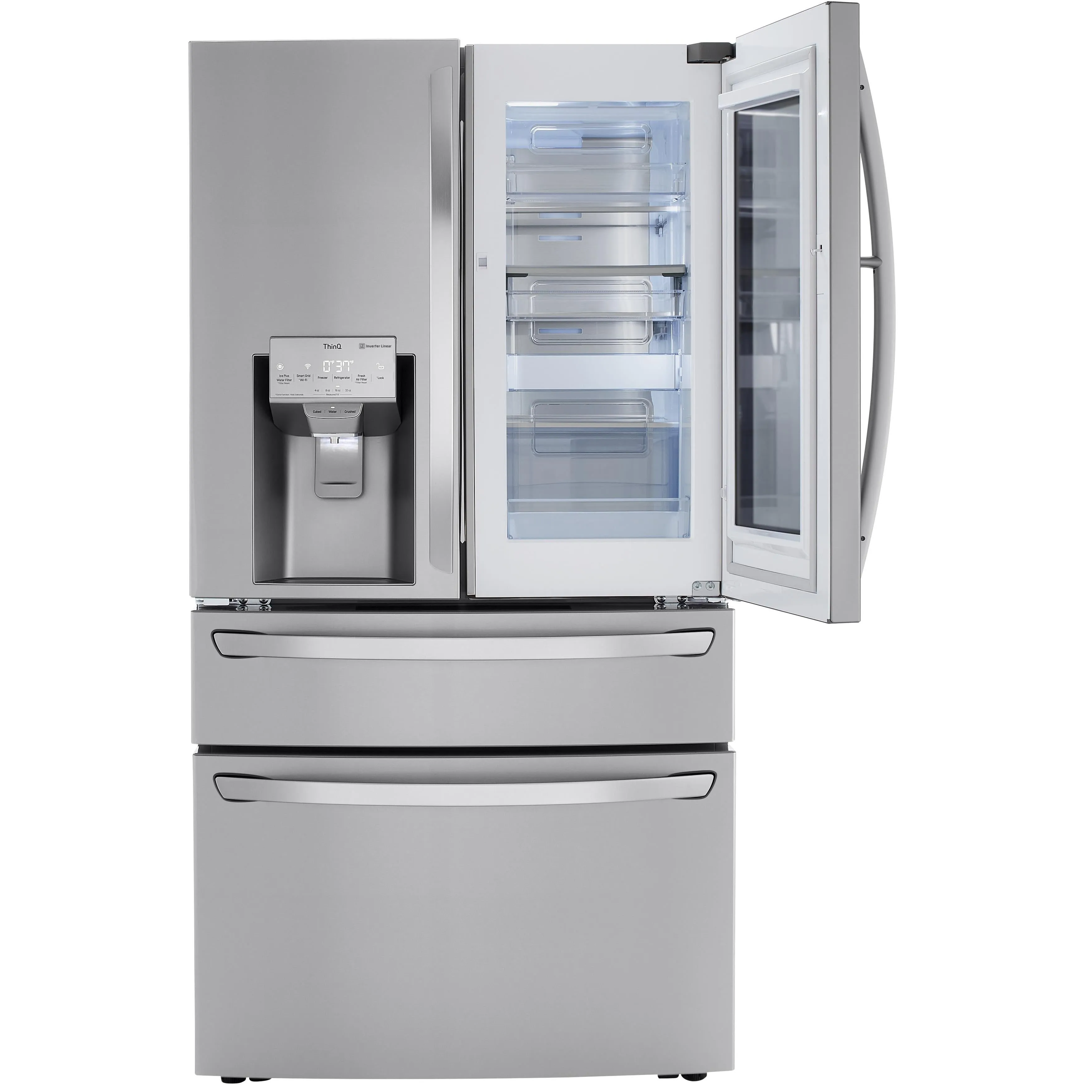 LG 30 cu. ft. French 4-Door Refrigerator with InstaView™ Door-in-Door® LRMVS3006S