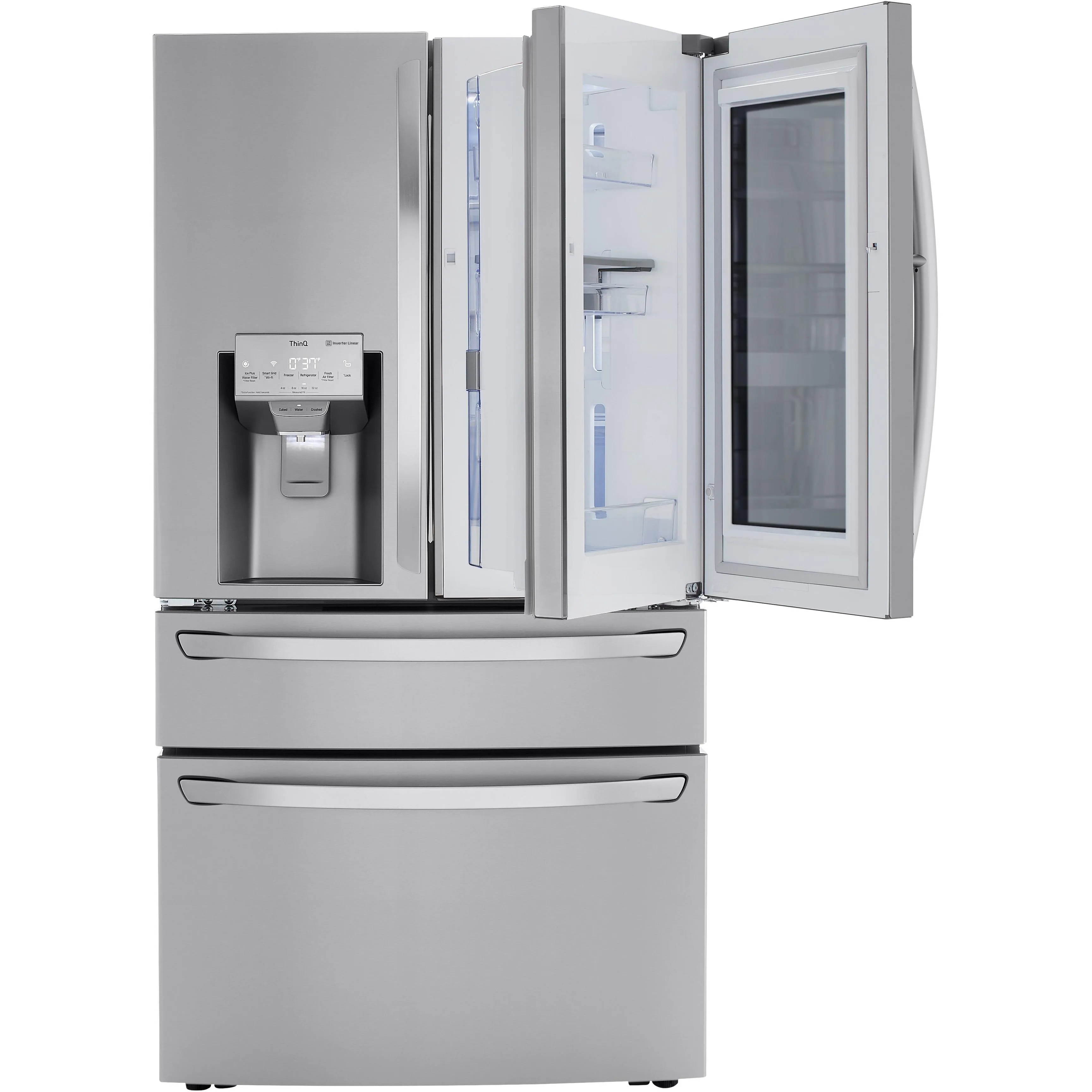 LG 30 cu. ft. French 4-Door Refrigerator with InstaView™ Door-in-Door® LRMVS3006S