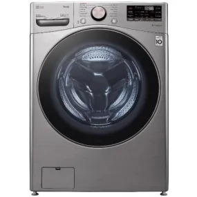 LG 5.2 cu.ft. Front Loading Washer with ThinQ™ Technology WM3850HVA